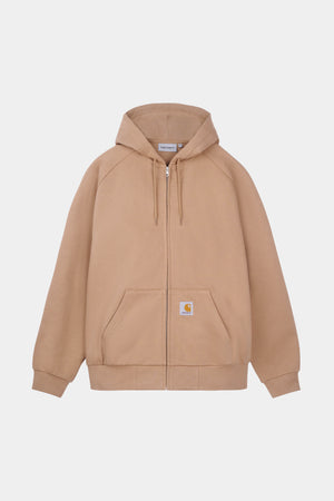 Hooded Square Label Jacket