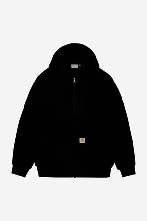 Hooded Square Label Jacket