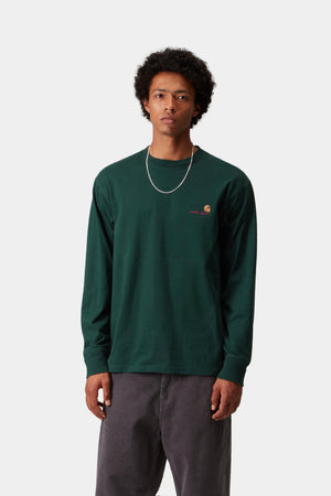 L/S American Script T-Shirt