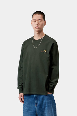 L/S American Script T-Shirt