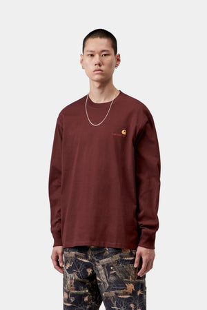 L/S American Script T-Shirt