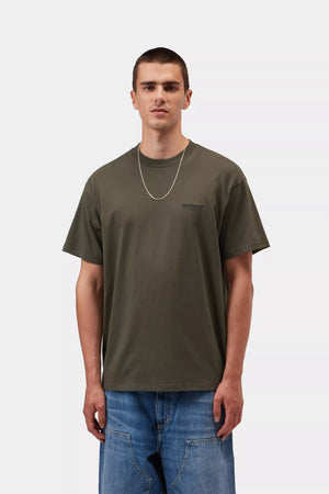 S/S Script Embroidery T-Shirt