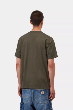 S/S Script Embroidery T-Shirt