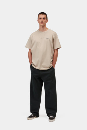 S/S Script Embroidery T-Shirt