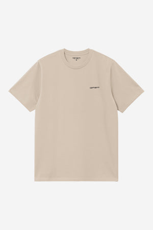S/S Script Embroidery T-Shirt
