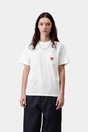 W S/S Pocket Heart T-Shirt