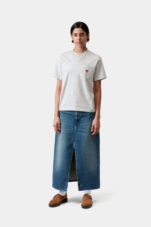 W S/S Pocket Heart T-Shirt