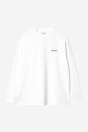L/S Script Embroidery T-Shirt