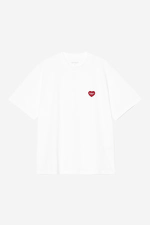 W S/S Heart Patch T-Shirt