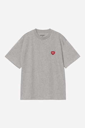 W S/S Heart Patch T-Shirt