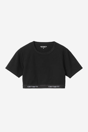W Script Crop Top