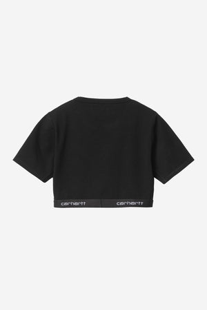 W Script Crop Top