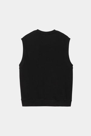 Script V-Neck Vest Sweat