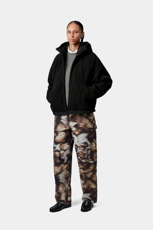 W Hooded Helix Fleece Jacket