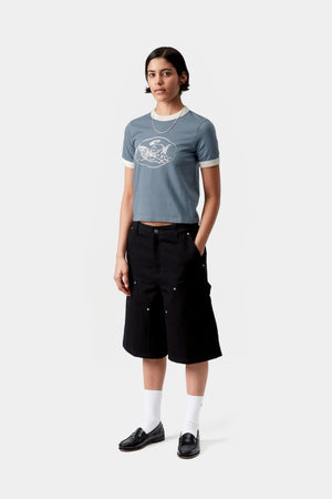 W S/S Reminiscing Ringer T-S