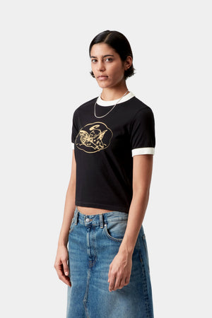 W S/S Reminiscing Ringer T-S