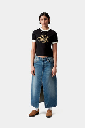 W S/S Reminiscing Ringer T-S