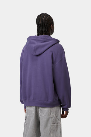 Hooded WIP Label Sweat Jacket