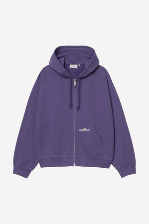 Hooded WIP Label Sweat Jacket