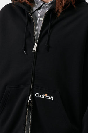 Hooded WIP Label Sweat Jacket