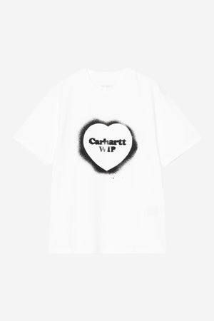 W S/S Spray Heart T-Shirt