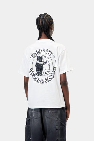 W S/S Hugging Cats T-Shirt