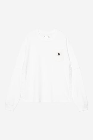 Sacai Cotton Jersey L/S T-Shirt