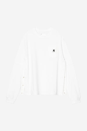 Sacai Cotton Jersey L/S T-Shirt
