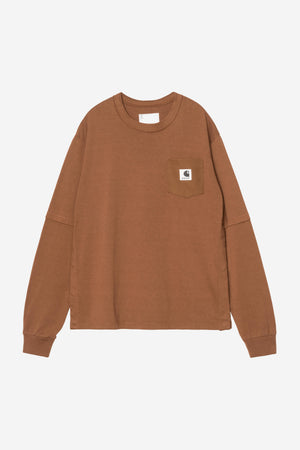 Sacai Cotton Jersey L/S T-Shirt