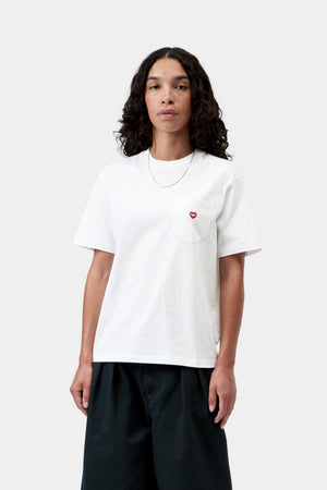 W S/S Pocket Small Heart T-Shirt